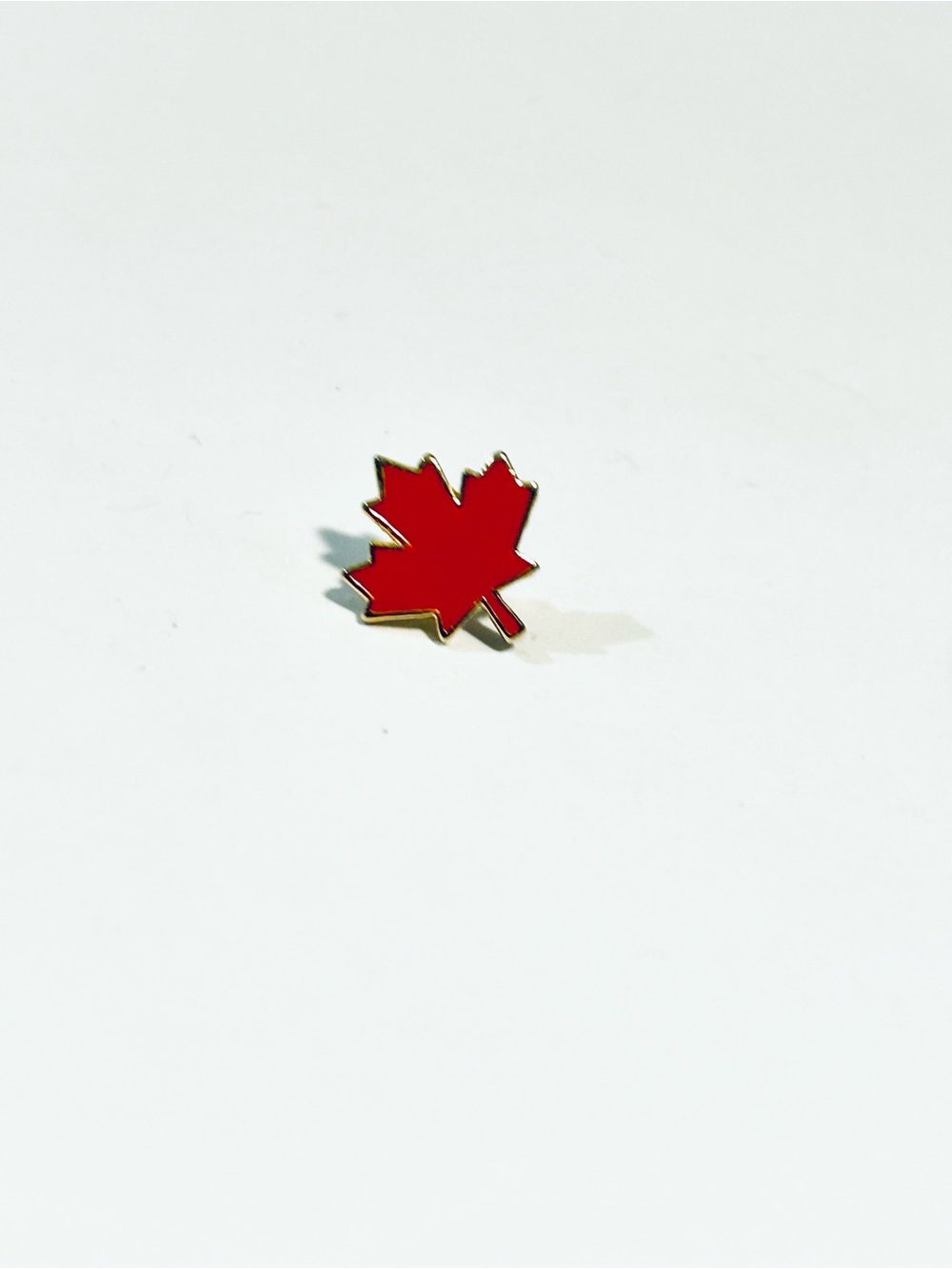 Canadian Red Maple Leaf Enamel Pin, Canada Maple Leaf Pin